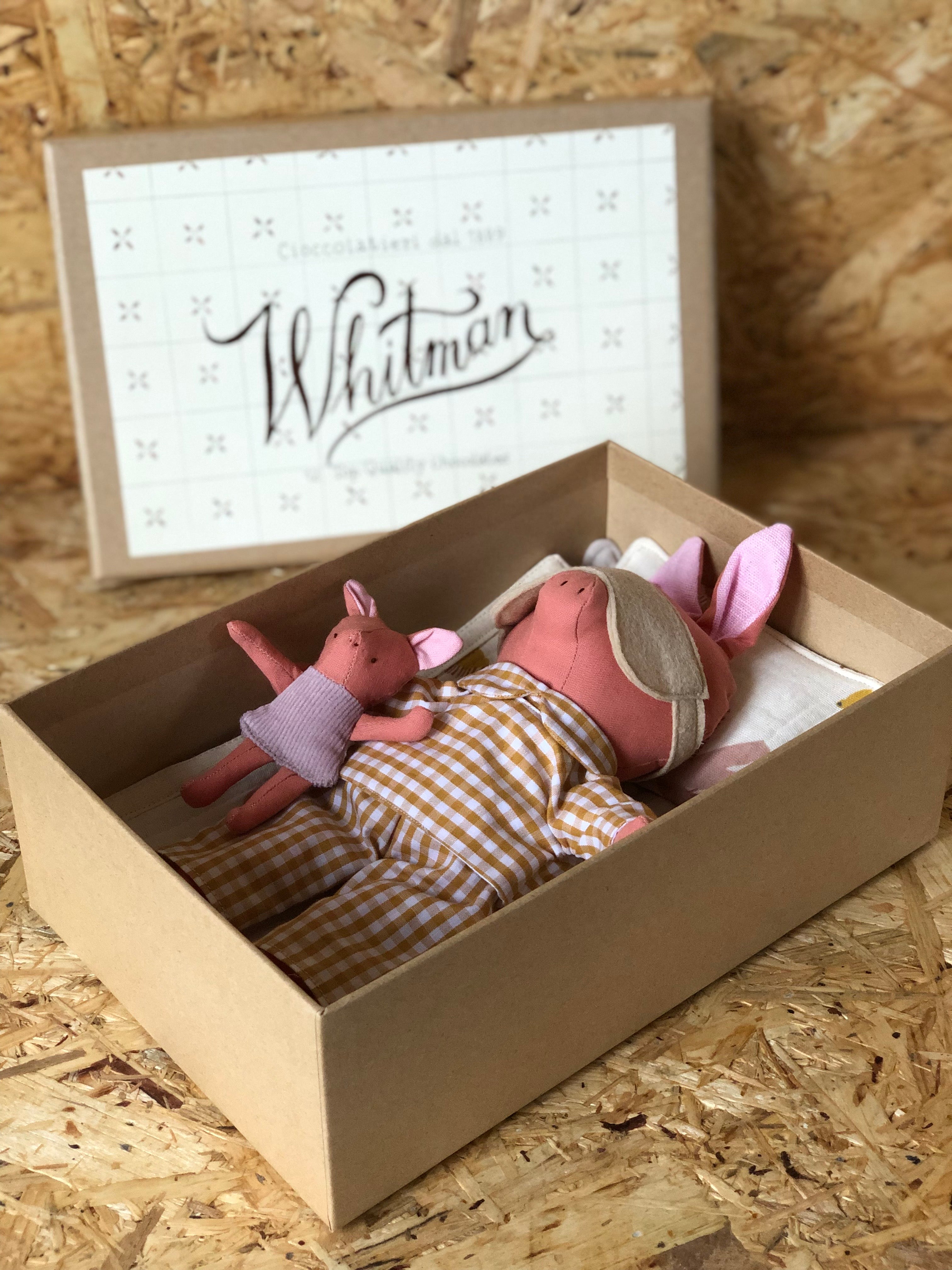 SET SCATOLA CIOCCOLATO CON MAIALINO